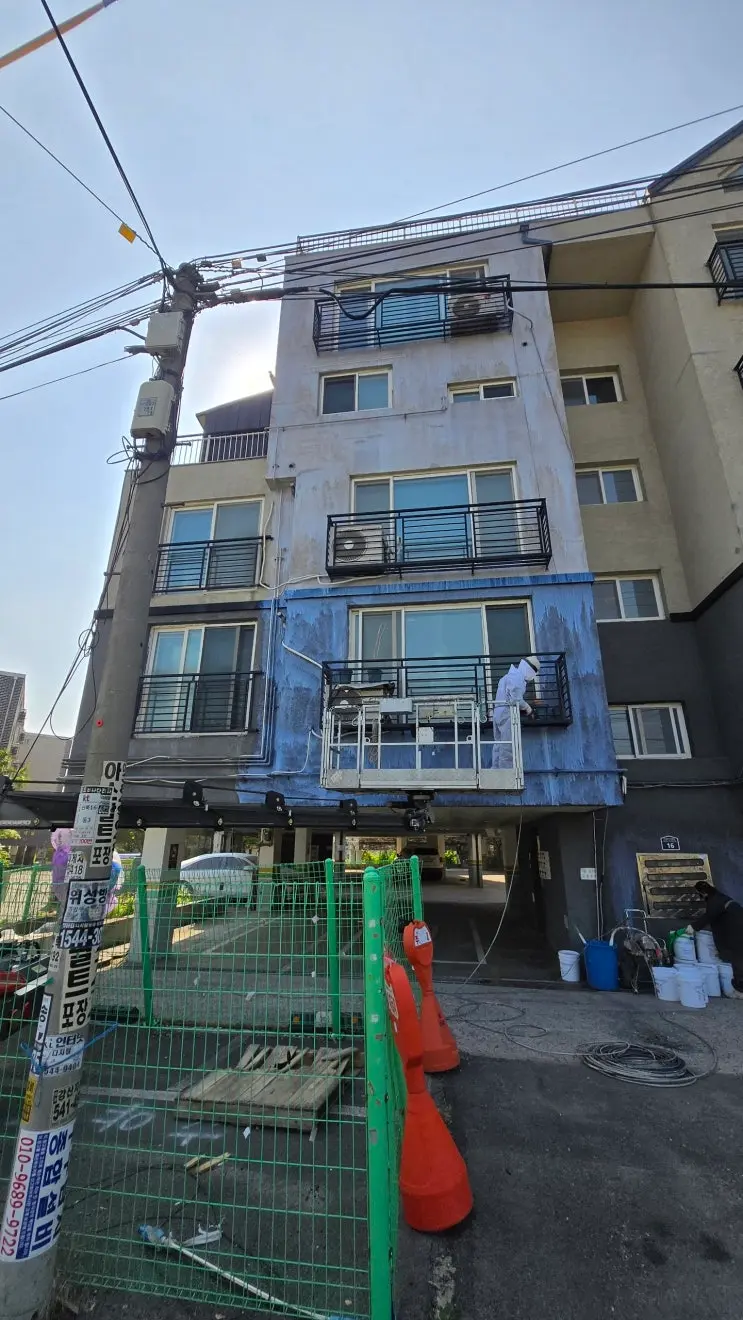 경기 포천시 빌라·다세대주택 외벽 방수 현장
